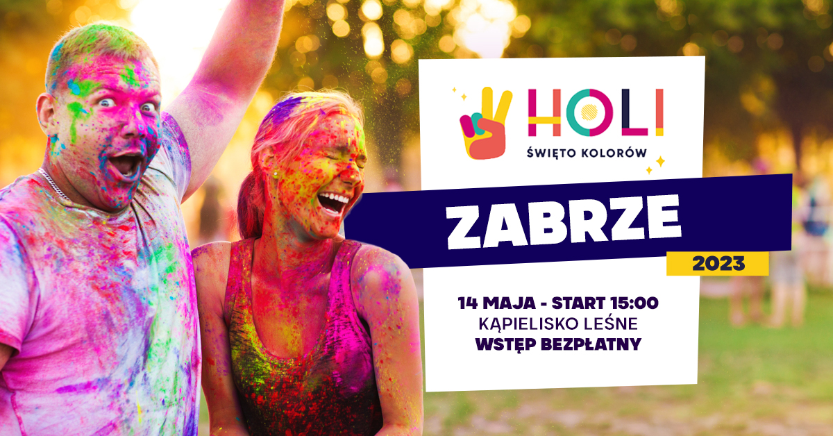 Holi Festiwal - Święto Kolorów Rozkwita w Zabrzu już w niedzielę